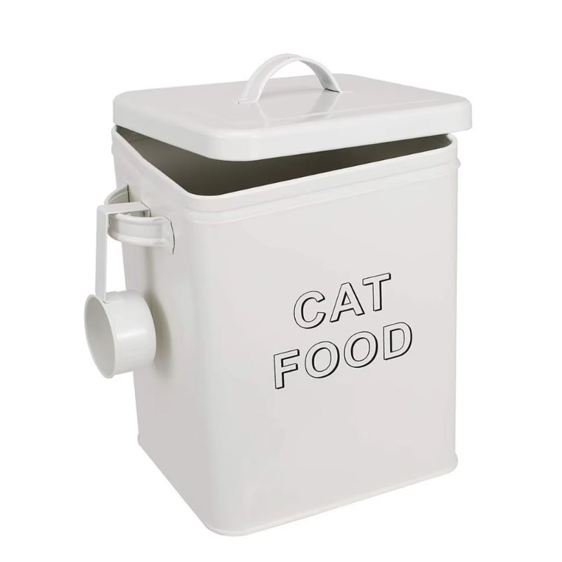 Tin Container Lid - Pojemniki na smakołyki i karmę dla