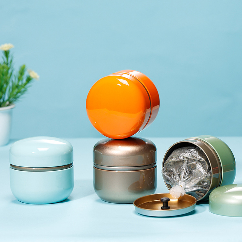 Tin Container Lid - 50g Galwanizowana blaszana puszka do przechowywania