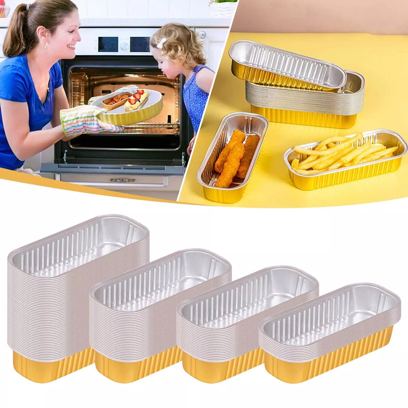 Tin Container Lid - 10 SZTUK Jednorazowe blaszane pudełko z