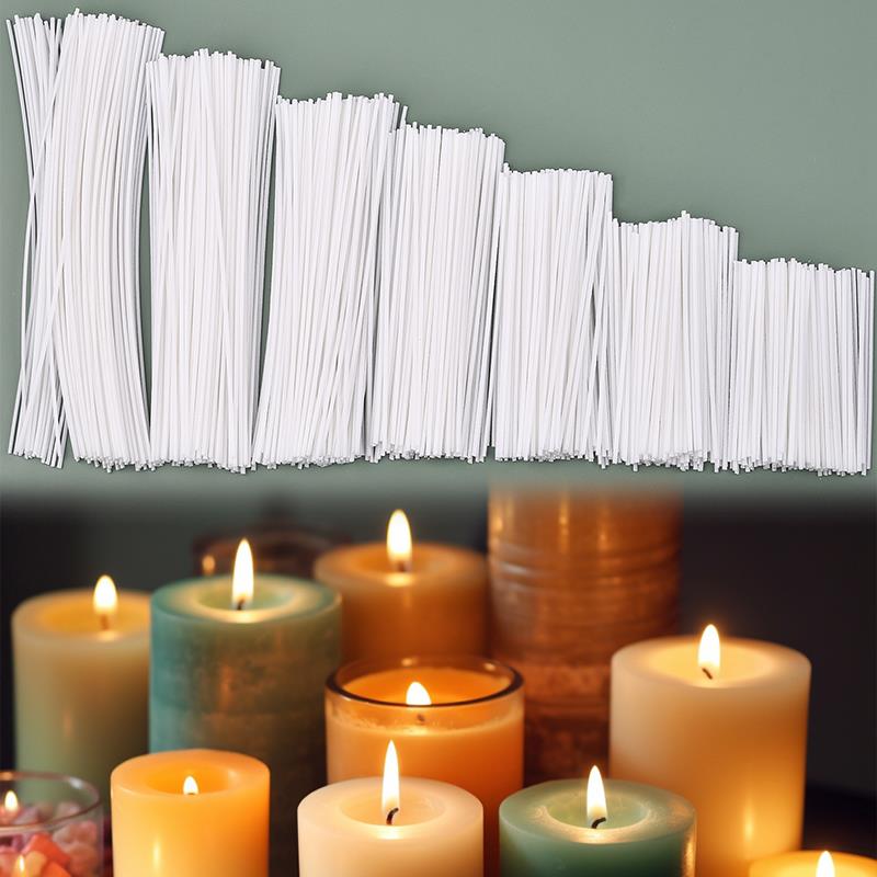 Candle Making Instructions - 50/100 szt. Woskowana bawełniana świeca zestaw