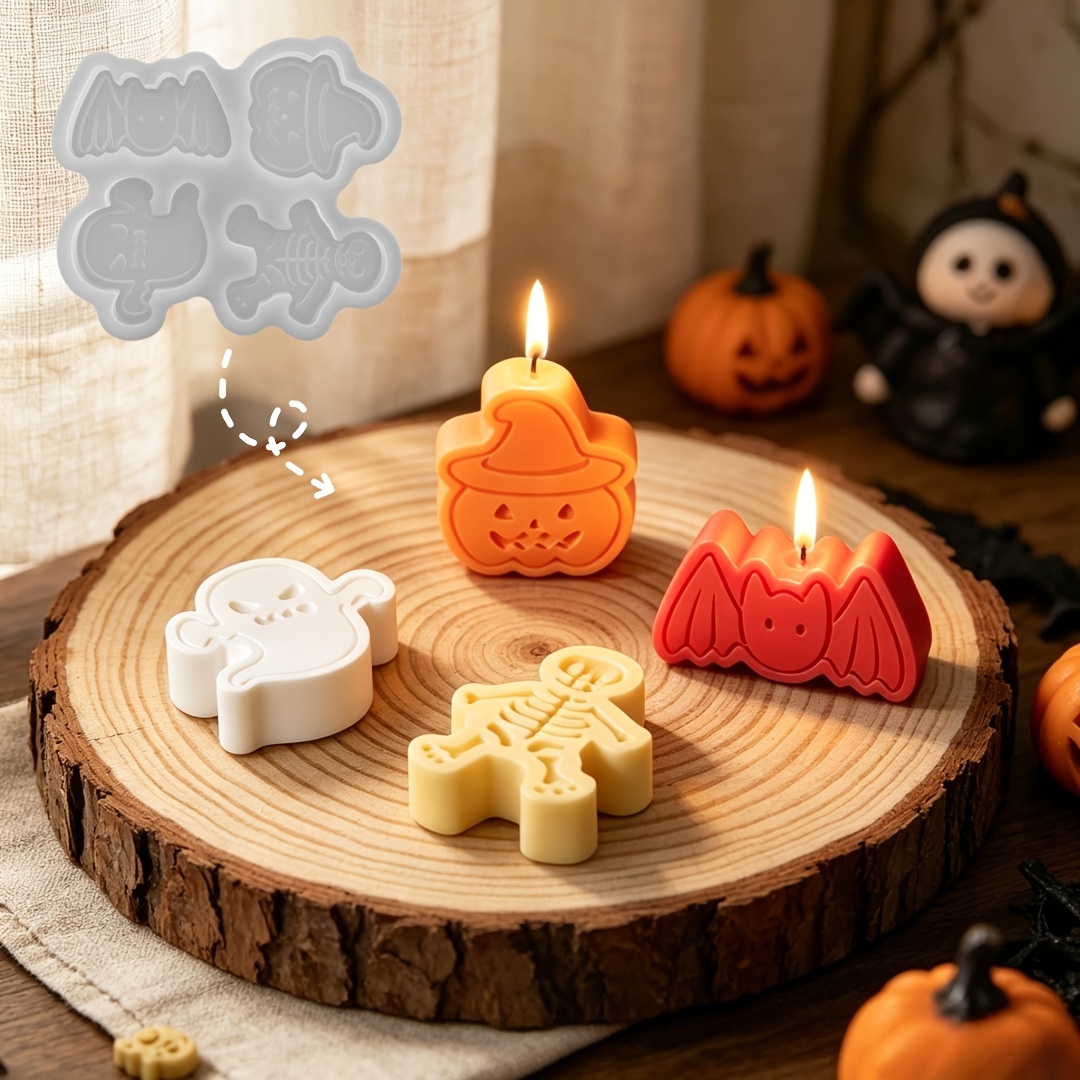 Candle Making Moulds - Zestaw silikonowych form do żywicy z