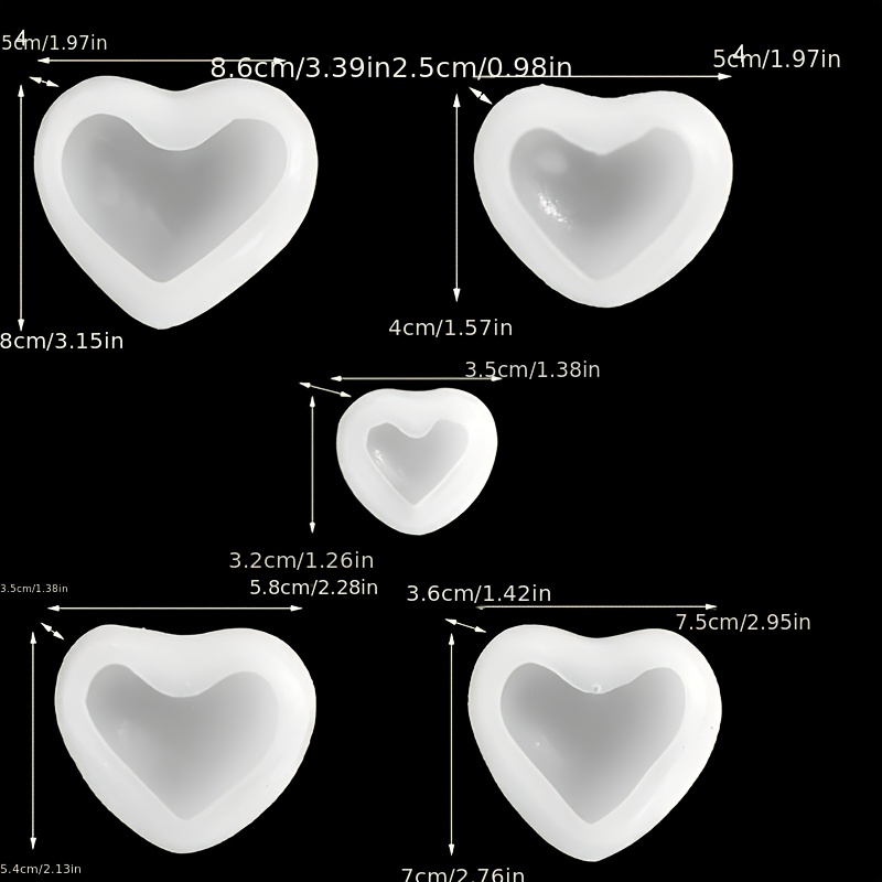 5 szt. Formy silikonowe do żyw – Candle Making Moulds recenzja i cena