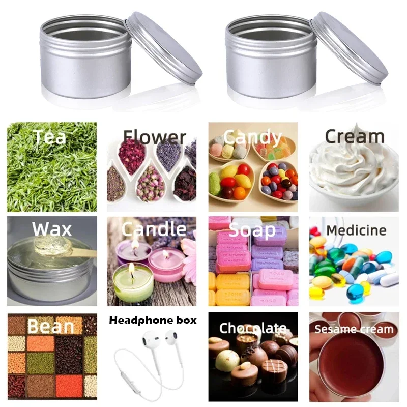 120ml 6/12/18/24/48Pcs Alumini – Tin Container Lid recenzja i cena