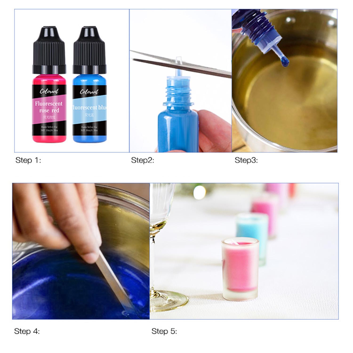 Zestaw barwników do świec Zest – Candle Making Instructions recenzja i cena