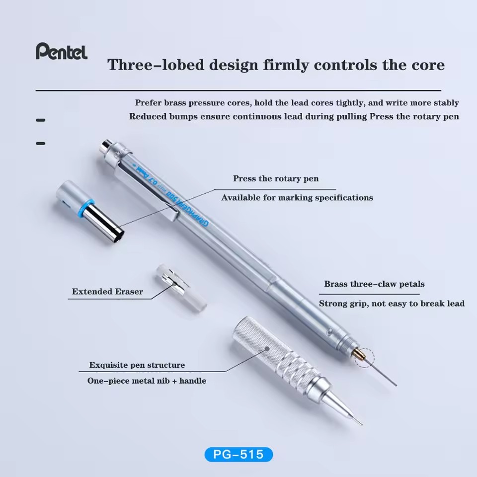 Pentel GraphGear 500 mechanicz – Pentel Pen Graphgear recenzja i cena