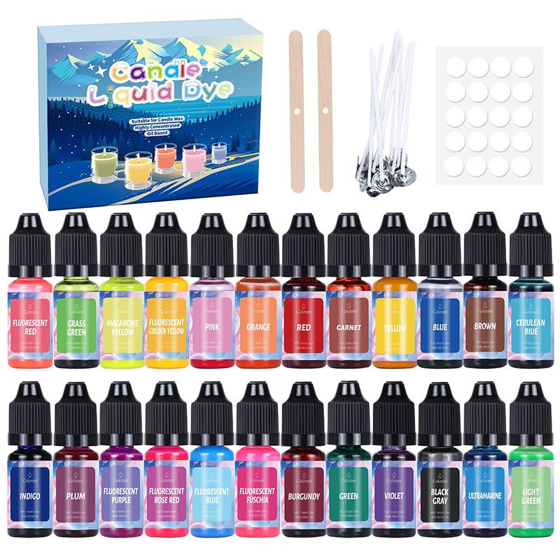 20/24Colors Candle Dyes Pigmen – Candle Making Instructions recenzja i cena