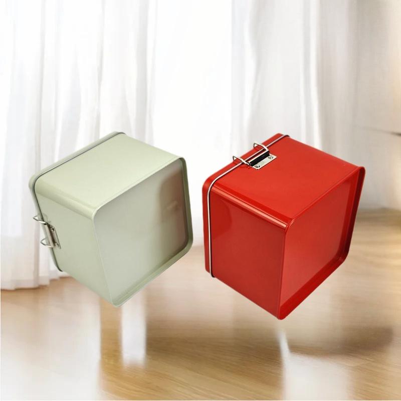 Puszka na ciasteczka z blachy  – Tin Container Lid recenzja i cena