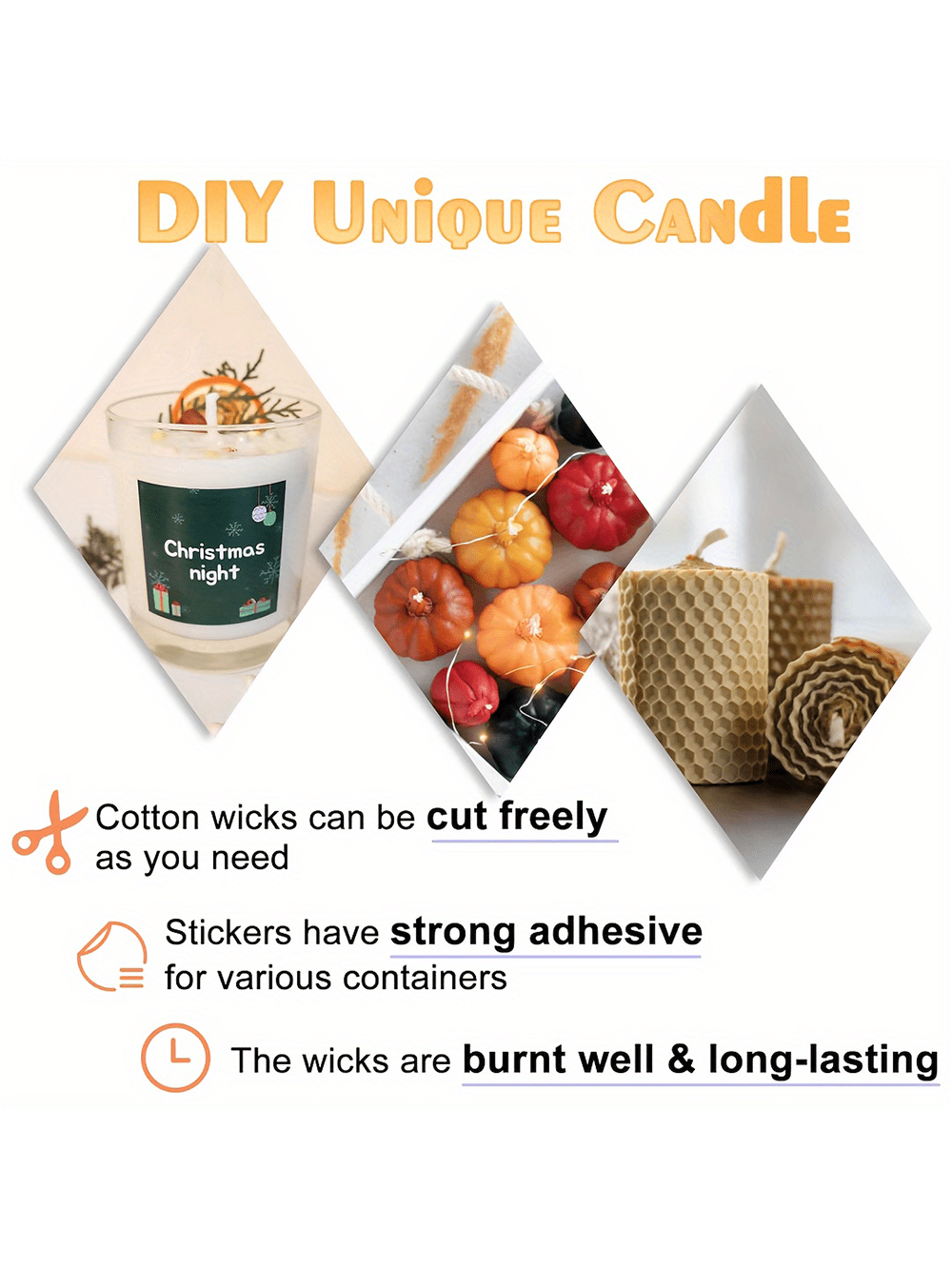 Knot do świec o długości 200 s – Candle Making Instructions recenzja i cena