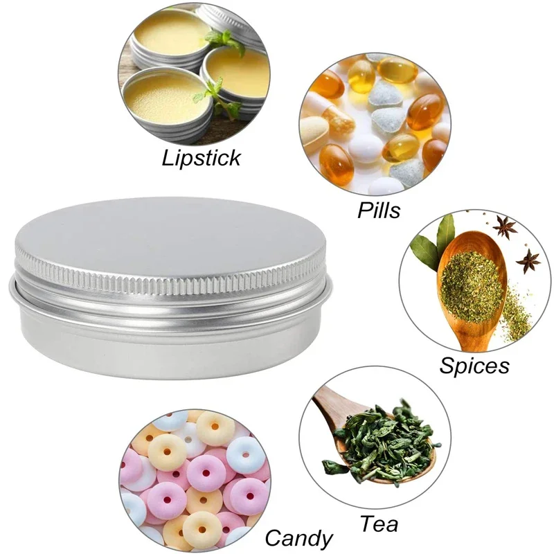 10 szt. Puste okrągłe aluminio – Tin Container Lid recenzja i cena